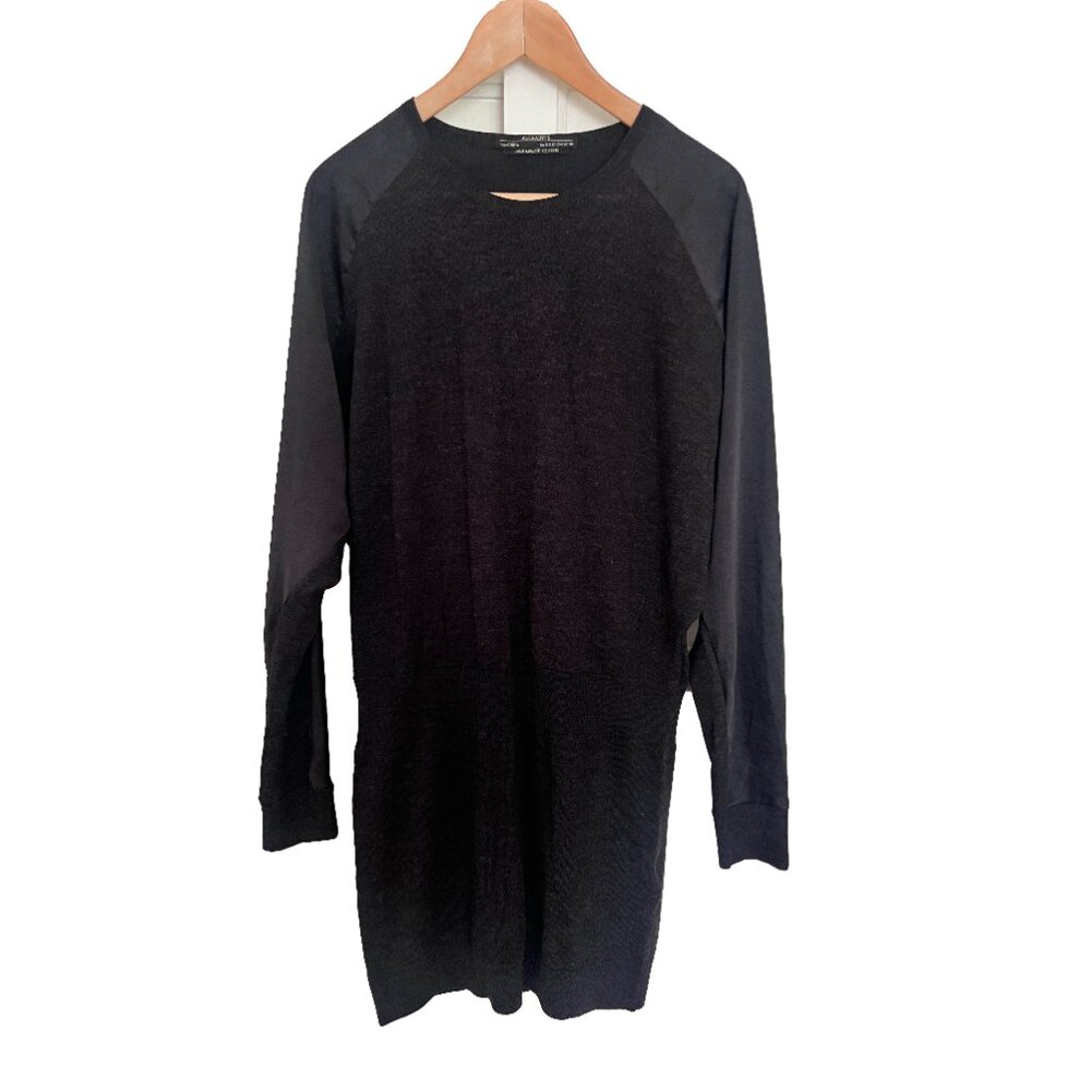 All saints mini dress in wool and silk